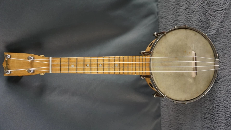 Ukelele Gretsch Clarophone Banjo Banjolele años 20 - Arce natural Foto 2 de 4