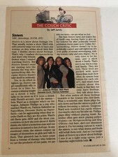 Sisters Sela Ward Couch Critic Tv Series Print Ad TPA29