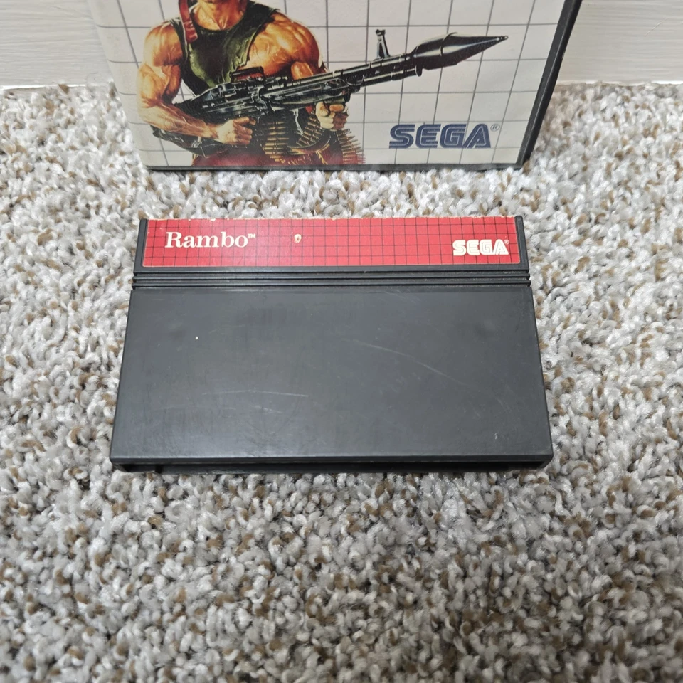 Rambo First Blood Part 2 (Sega Master System, 1986) No Manual - Image 3 of 4