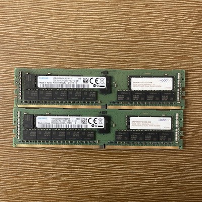 64GB (2 X 32G) Samsung DDR4 ECC Registered Server RAM PC4-2666V M393A4K40CB2-CTD