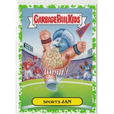 Sports Jan #40a Garbage Pail Kids GPK Puke Green