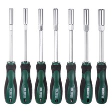 Nut Driver 5/6/7/8/9/10/11mm Non-Magnetic Socket Screwdriver W Non-Slip Handle