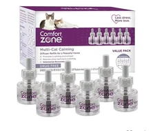 COMFORT ZONE 6 Pack MultiCat Diffuser Refills; Cat Calming Pheromones
