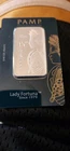 Lady Fortuna PAMP Suisse 45th Anniversary Silver 1 oz Bar  1 Only. (In Assay)