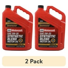 (2 pack) Motorcraft Synthetic Blend Motor Oil 5W-20, 5-Quart Jug 44.79 per gallon