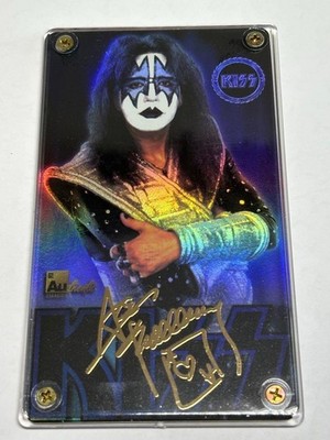 Ace Frehley (KISS) Solid Gold Card with 24k Serial Number and