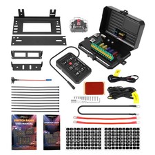 Quadro elettrico 6 velocità alluminio RGB per fuoristrada 4WD pickup SUV camper van 720W 12V