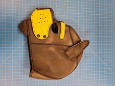 Puppy Hood Mask Black Yellow Cosplay Costume Play Fetish Adult Roleplay Gear