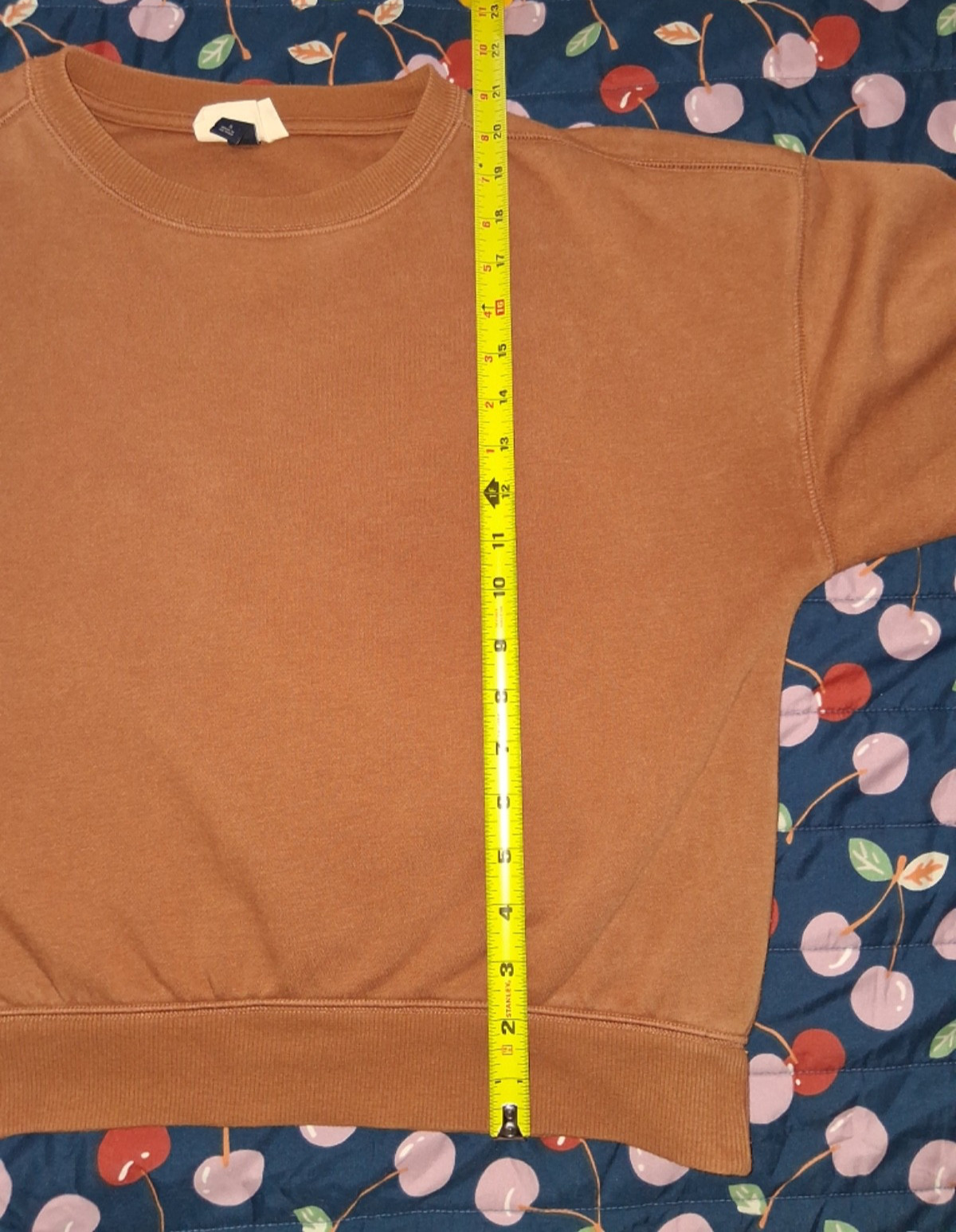 Universal Thread Size S brown cropped fleece swea… - image 9