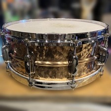 TAMA Hammered Bronze Snare Drum 14x5.5 Die-cast Hoops, Used
