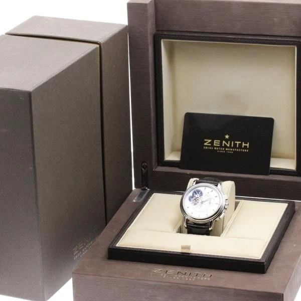Zenith — Zenith Chronomaster T Open 03.0240.4021/02.C495 40mm SS Silver Dial Watch #C5402