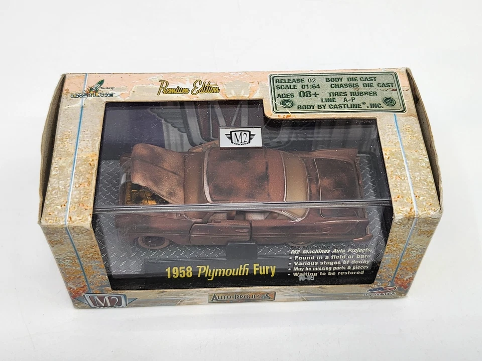 1958 Plymouth Fury M2 Machines Auto Projects Premier Edition 10-09 Die-Cast 1/64 - Image 2 of 4