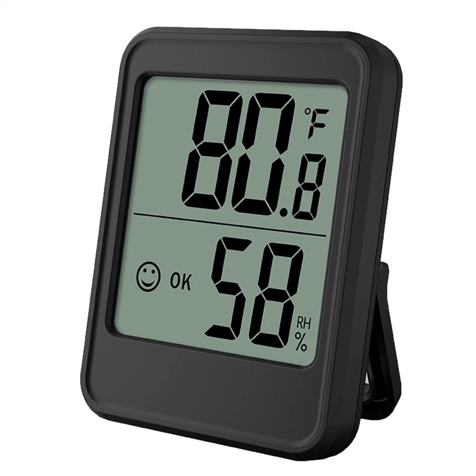 LCD-Innen-/Außenthermometer, digitales Hygrometer, Temperatur- und Luftfeuchtig - Bild 3 von 4
