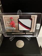 CHASE BURNS 2025 Panini Three And Two Prospect Jersey Patch /8 Black PS-CB