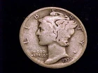 1925-D  Mercury Dime,  Very Good Grade