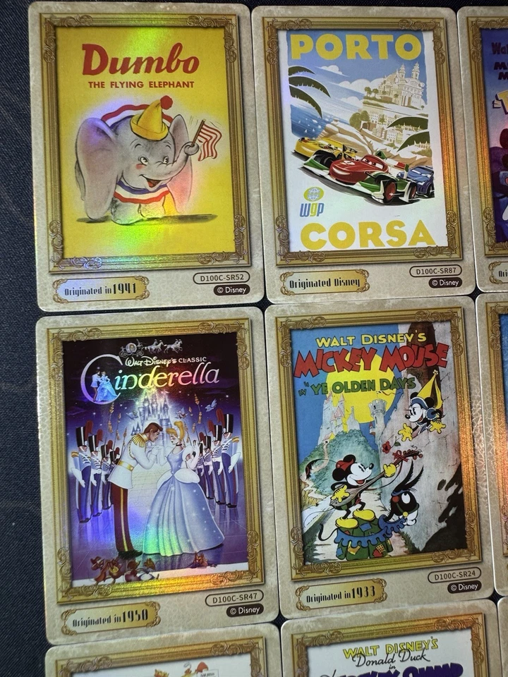 Disney Character Collection 12 x Cards Full Art Manga Card Fun Licensed CCG - Image 2 of 4