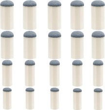 20-Piece Pool Cue Tip Replacement Kit, 4 Sizes for Billiard Accessories NEW