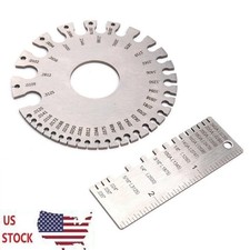2pcs Metal Gauge Thickness Tool Wire Gauges Size For Welding Highly Accurate 2pcs Metal Gauge Thickness Tool Wire Gauges Size For Welding Highly Accurate