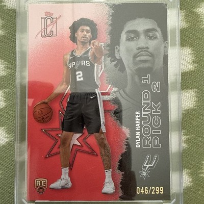 Topps 2024-25 NOW Dylan Harper RC San Antonio Spurs #102 Serial /299