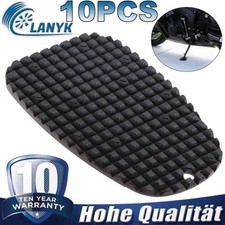 10X Universal Motorrad Unterlage Kickstand Pad Fu&szlig;st&uuml;tze Pad Seitenhalterung Pad