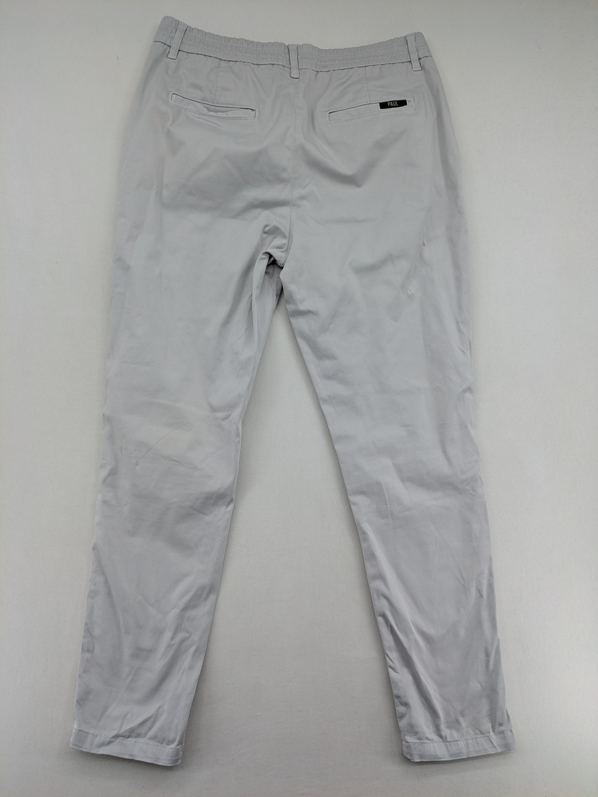 Paul Herren Chino Hose Gr 33/32 Hellgrau Stretch Baumwolle Freizeithose image 7