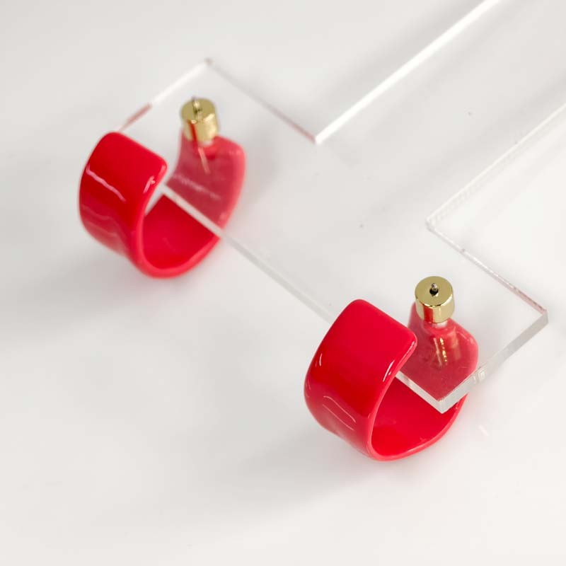 22mm Jenny Bird Statement Huggie Hoop Earrings Chic Women Party Vacation Jewelry