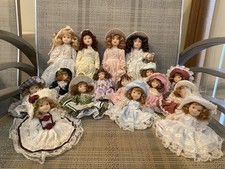 vintage porcelain dolls collection 17 Dolls