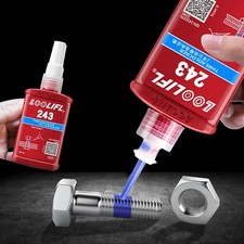50ML 243 Thread Lock Bolt Lock Tight Medium Strength Fast Fix Screw Glue