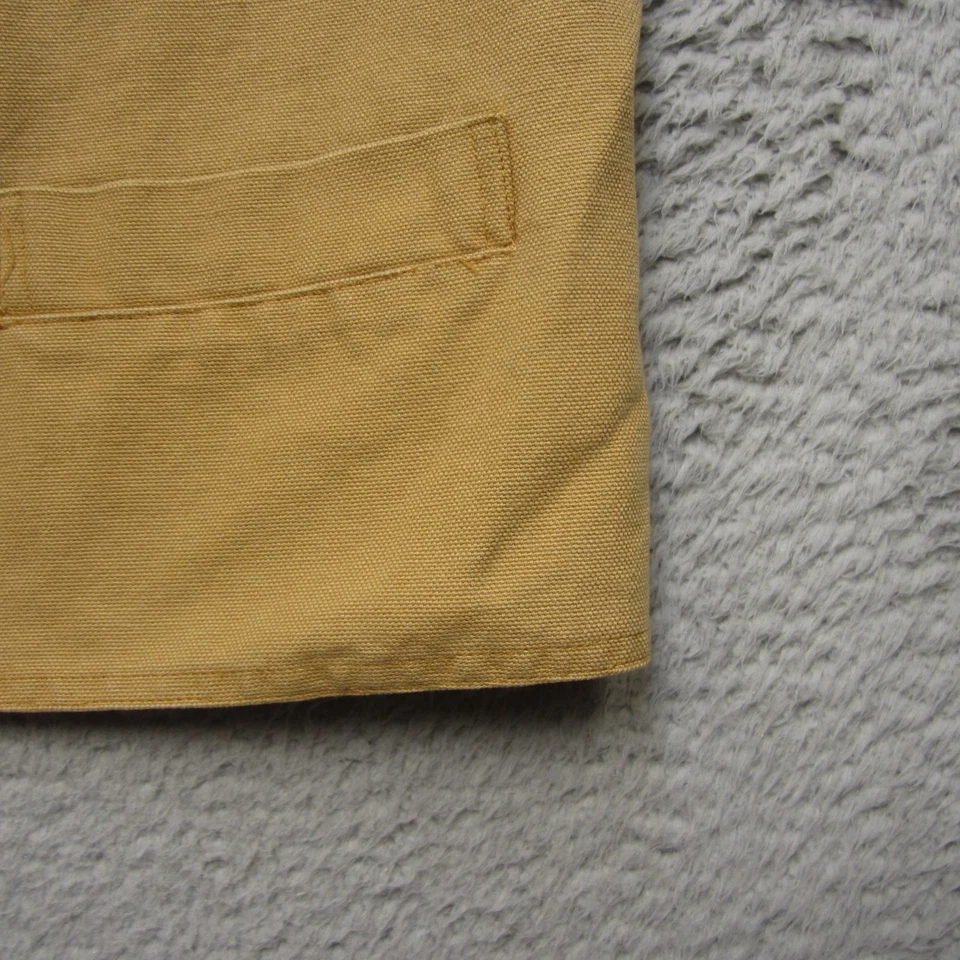 Vintage Wah Maker Vest Mens M Brown Canvas Button Western Cowboy Workwear - Image 3 of 4