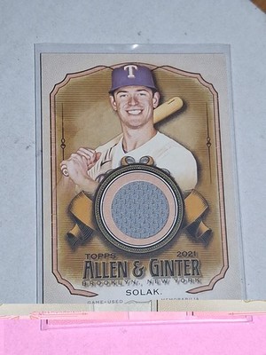 2021 Topps Allen & Ginter's - Full Size Relics B Nick Solak #AGA-NSO (MEM)
