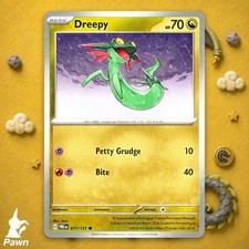 Dreepy 71/131 Evoluzioni Prismatiche Pokemon TCG Card Dragon Singola Trading Card