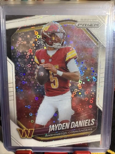 2025 Panini Prizm #278 Jayden Daniels White Disco Prizm