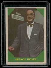 1960 Fleer Baseball Greats #55 Branch Rickey