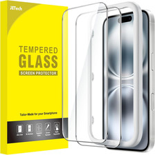 Screen Protector for Iphone 16 6.1-Inch, Tempered Glass Film with Easy Installat