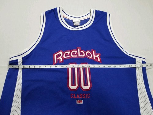 Reebok Mens Classic Hoops Throwback Basketball Jersey Size 2XL - Picture 6 of 10
