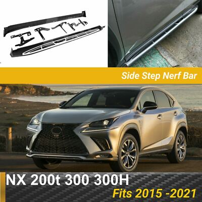Fit 2015-2021 Lexus NX200t 300 300h Running Boards Side Step Pedal