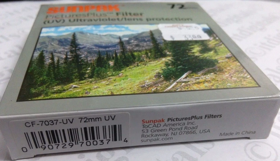 72mm UV Ultraviolet Lens Protection Filter Safety Protector 72 mm CF-7037-UV New - Image 3 of 4