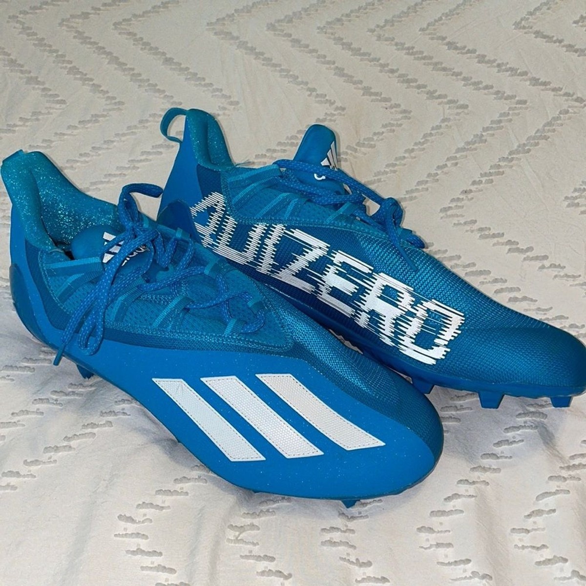 Adidas Adizero Chaos  Cleats - Solar Blue Size 15 Adidas Adizero Chaos Lineman Football Cleats | Mercari main image 2