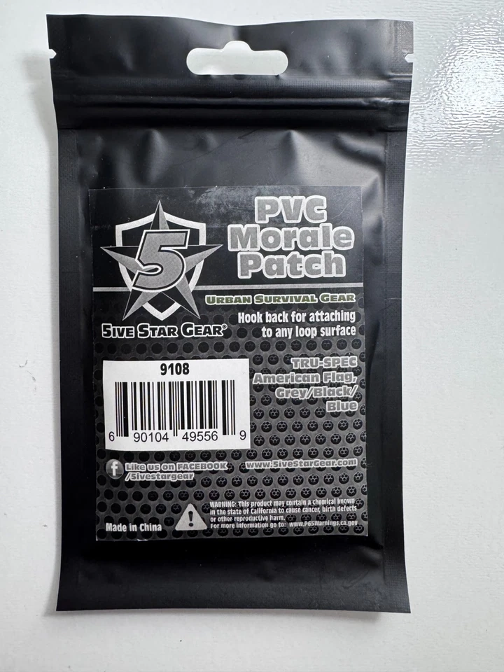 Parche táctico Shot Show 2025 Tru Spec Flag Morale NUEVO Foto 2 de 2