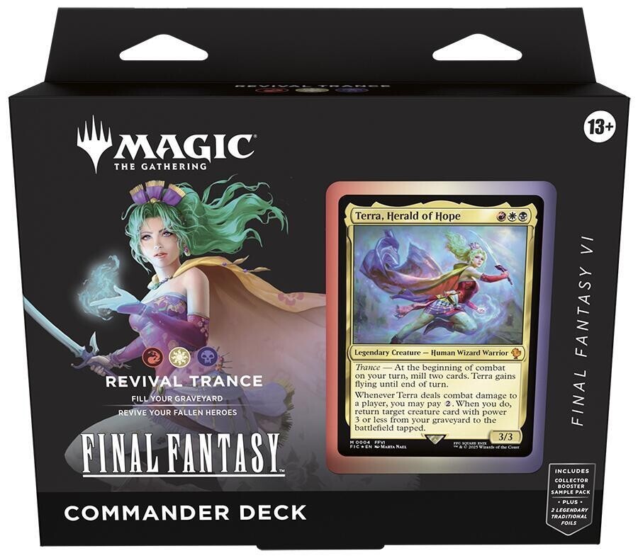 MtG Final Fantasy VI Commander Deck Revival Trance NEW/SEALED