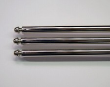 90cm -11mm Nickel Läuferstangen Teppichstangen Treppenläuferstangen Eisenkern