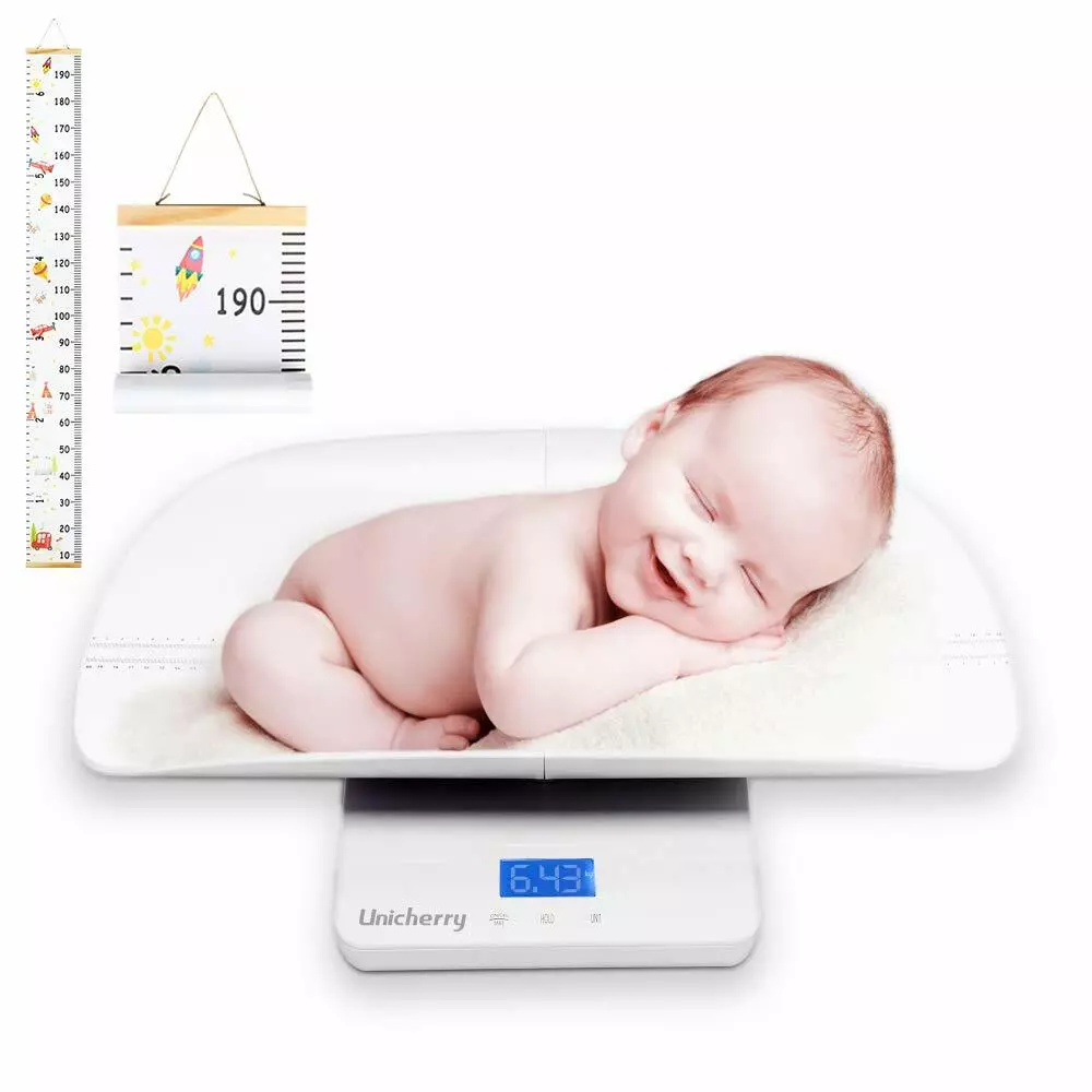 Baby Scale, 2 in 1 Digital Baby Scale with Free Growth Chart