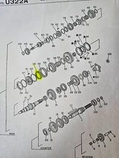 synchronizer ring, NISSAN UD TRUCK, MANUAL TRANSMISSION MLS61B, 1992-1998 1800,