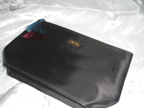 Tarte Black Tassel Makeup Cosmetic Bag LARGE - Picture 6 of 6
