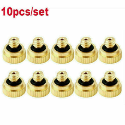 Brass Misting Nozzles water mister Sprinkle For Cooling System 0.012'' 10/24 UNC
