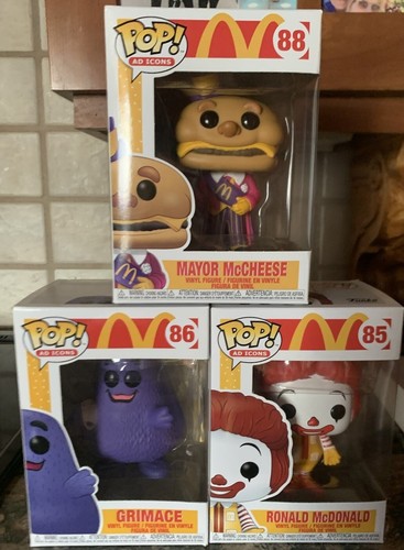 McDonald’s Funko Pop Figure Bundle (Open Boxes)