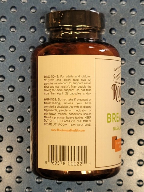 Rootology Breathe Free Respiratory Health Capsule - 120 Count For Sale Online Ebay