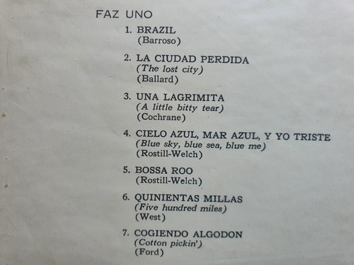 THE SHADOWS THE SOUND OF 1966 HI-FI MONO UNIQ CVR & MATRIX ERROR CHILEAN 1st PRS - Picture 6 of 24