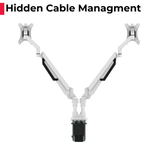 acatana Dual Monitor Stand Arm HD LED Desk Mount Screen TV Holder up 32'' 9kg - Picture 9 of 12