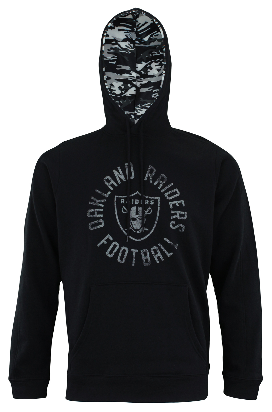 Толстовка-пуловер с камуфляжной подкладкой Zubaz NFL Mens Oakland Raiders